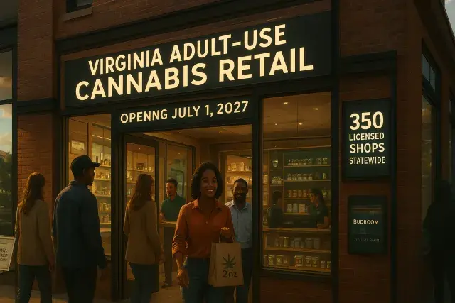 Virginia Approves Recreational Cannabis Retail, Opening Licensing Path for Operators